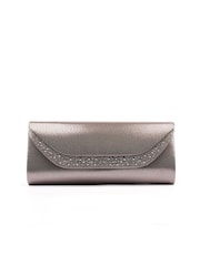 Metálico - Lunar Nancy Clutch with Detachable Strap - Imagen 3 de 3
