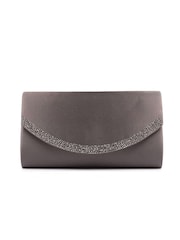 Lunar Grey Nina Clutch with Detachable Strap - Image 3 of 3