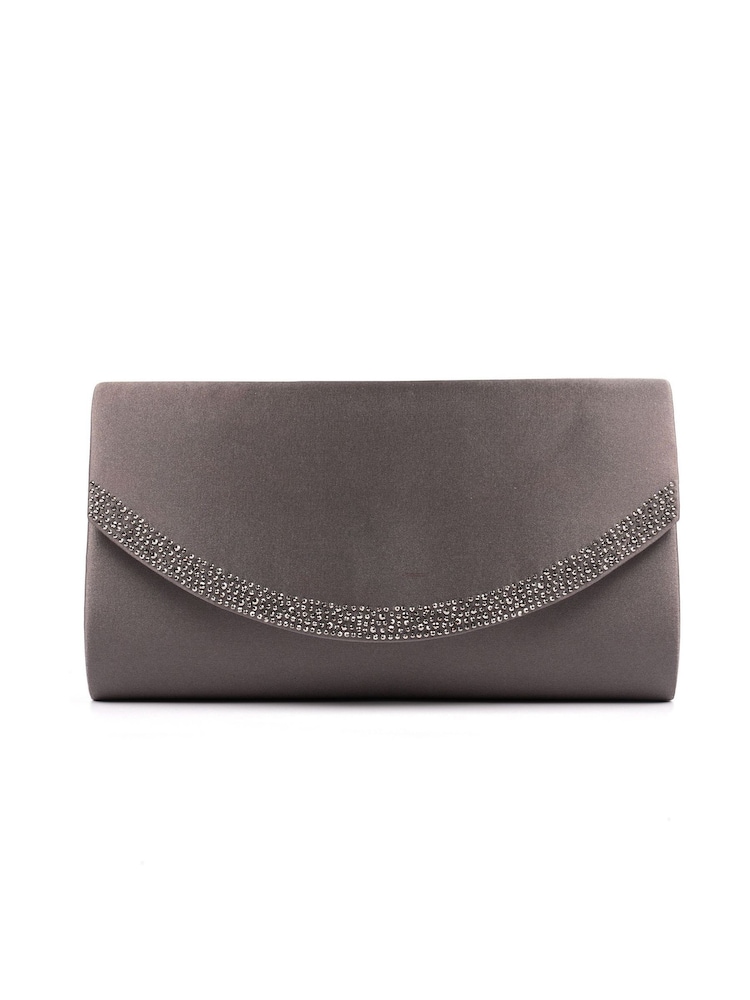 Lunar Grey Nina Clutch with Detachable Strap - Image 3 of 3