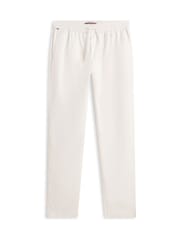 Tommy Hilfiger Cream Harlem Tapered Leg Linen Blend Chinos - Image 5 of 5