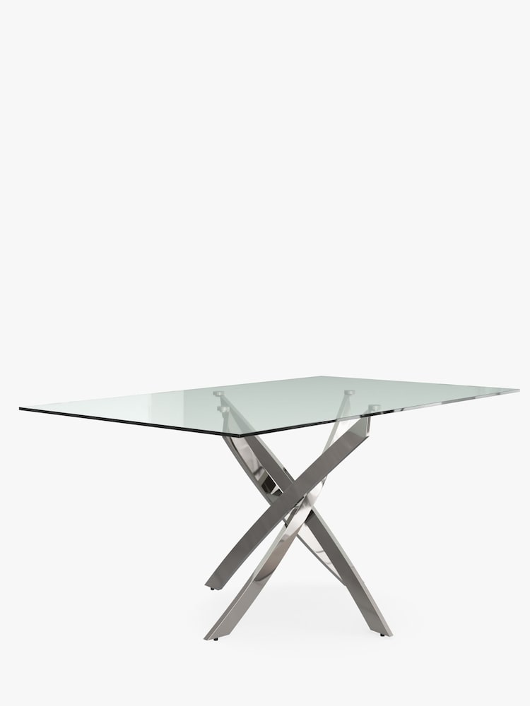 Centrepiece Silver Cluster Rectangular Dining Table - Image 5 of 5
