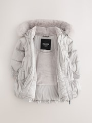 Baker by Ted Baker Shower Resistant Bubble Skirted Padded Coat - Billede 7 af 13