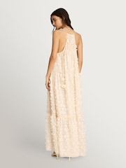 Munthe Cream Bohdana Floral Embellished Dress - Image 2 of 6