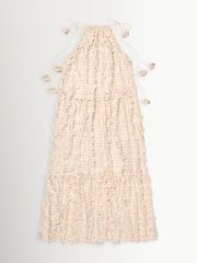 Munthe Cream Bohdana Floral Embellished Dress - Image 6 of 6