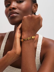 Jon Richard Waterproof Polished Clover Bangle - 圖片 2/3