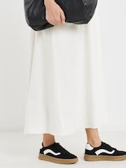 Simply Be Black Extra Wide Fit Chunky Retro Trainers - Image 1 of 4