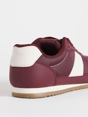 Simply Be Purple Wide Fit Classic Retro Trainers - Image 4 of 4