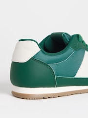 Simply Be Light Green Wide Fit Classic Retro Trainers - Image 4 of 4