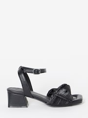 Simply Be Black Ground Side Bow Low Block Heels - Image 3 of 4