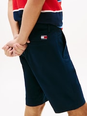 Tommy Jeans Blue Scanton Twill Slim Chino Shorts - Image 3 of 4