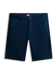 Tommy Jeans Blue Scanton Twill Slim Chino Shorts - Image 4 of 4