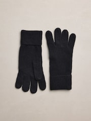 Black N.Premium Cashmere Gloves - Image 1 of 3
