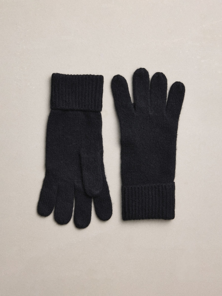 Black N.Premium Cashmere Gloves - Image 1 of 3
