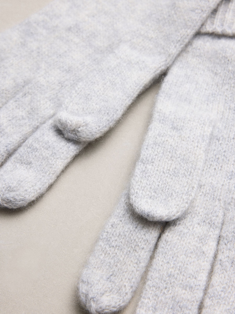 Grey N.Premium Cashmere Gloves - Image 2 of 3
