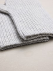 Grey N.Premium Cashmere Handwarmer Gloves - Image 3 of 3