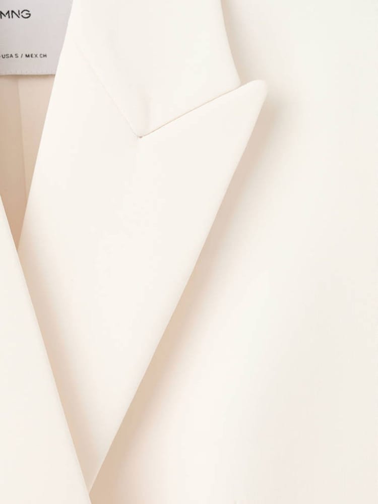 Mango Yellow Fitted Blazer - Image 4 of 4