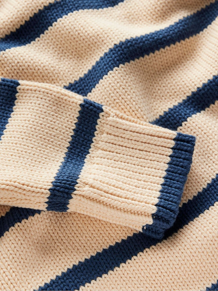 Boden Blue Lucy Oversized Cotton Jumper - Image 7 of 7