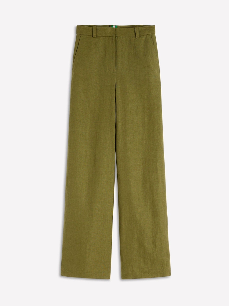 Boden Green Belgravia Linen Trousers - Image 4 of 4