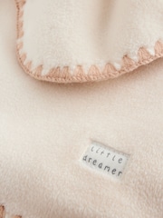 Neutral Supersoft Fleece Baby Blanket - Image 3 of 5
