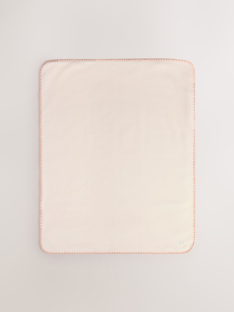 Neutral Supersoft Fleece Baby Blanket - Image 5 of 5 Neutral Supersoft Fleece Baby Blanket - Image 5 of 5