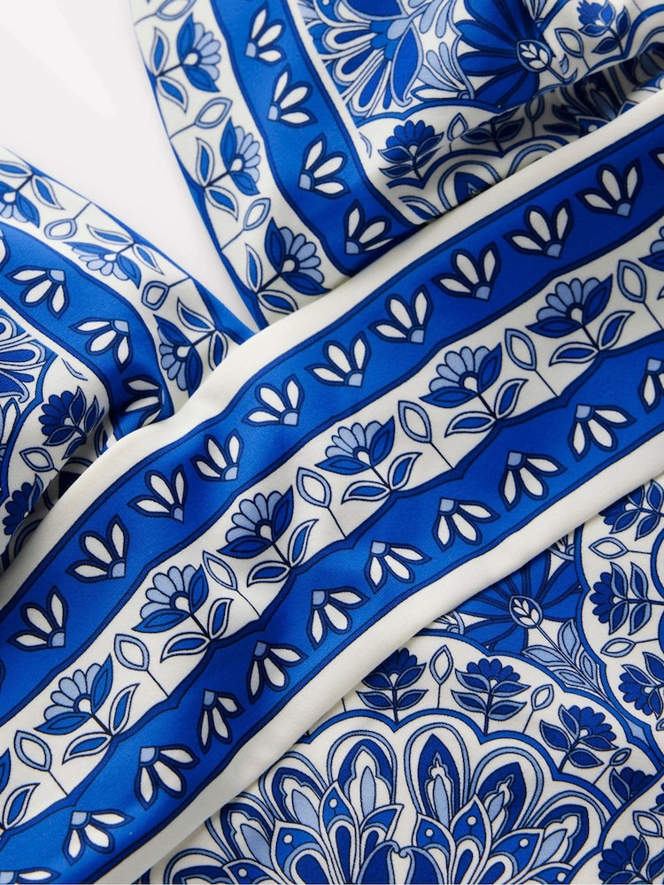 Boden Blue Porto V-Neck Swimsuit - Image 6 of 6