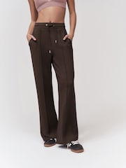 OSIA Brown Modal Wide Leg Joggers - Image 3 of 5