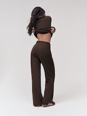 OSIA Brown Modal Wide Leg Joggers - Image 5 of 5