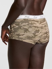 Victoria's Secret PINK Green Camo High Waist Cotton Logo Knickers - Image 2 of 2