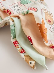 Character Bauble Baby Muslins Cloths 4 Pack - Image 4 of 5