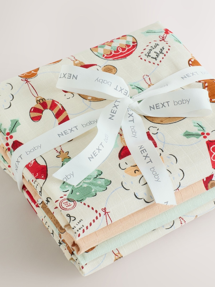 Character Bauble Baby Muslins Cloths 4 Pack - Image 5 of 5 Character Bauble Baby Muslins Cloths 4 Pack - Image 5 of 5