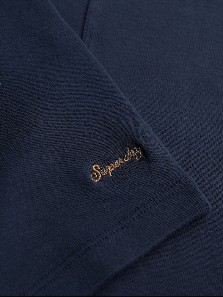 Ναυτικό μπλε - Superdry Athletic Essential Κοντομάνικο μπλουζάκι - Εικόνα 7 από 7
