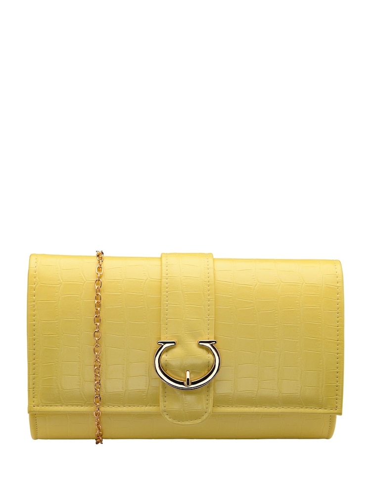 Ravel Yellow Clutch Bag - Image 1 of 4
