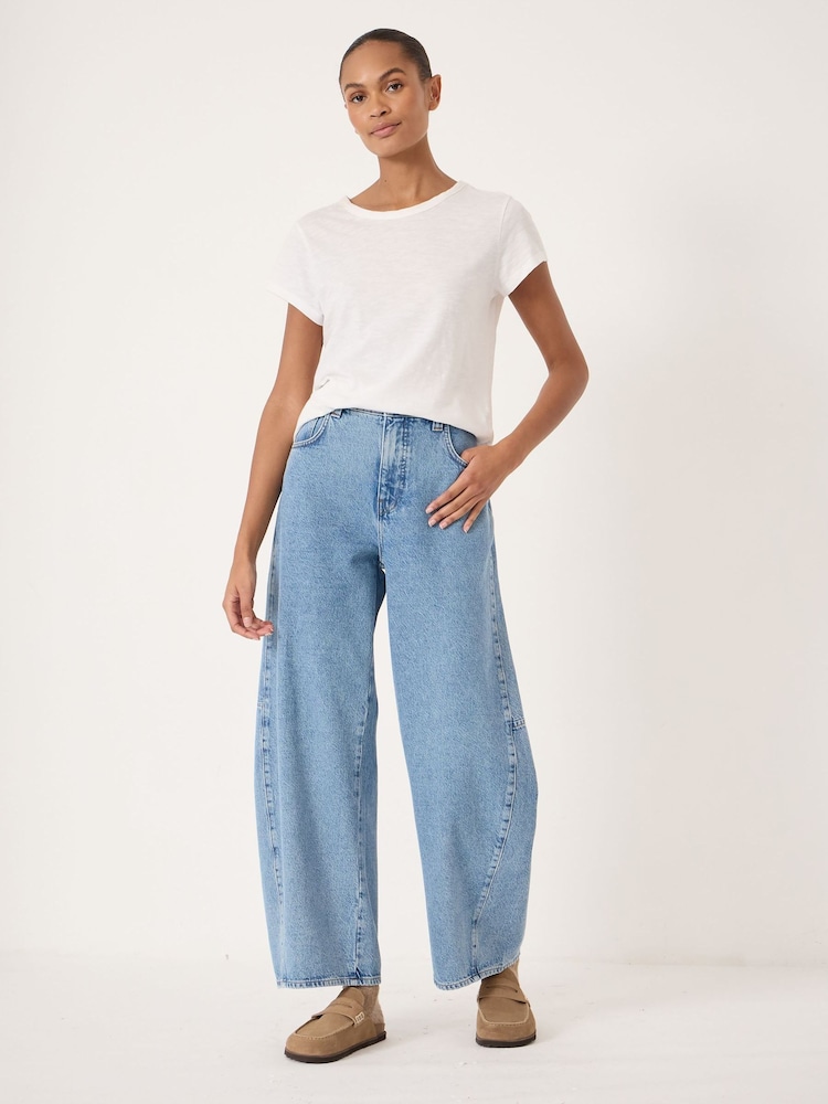 Hush מכנסי ג'ינס בגזרת חבית מעוגלת, דגם Bree - תמונה 2 מתוך 6