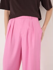 بنطلون Lya بمزيج صوف وقصّة رجل واسعة من Hush - Image 5 of 6