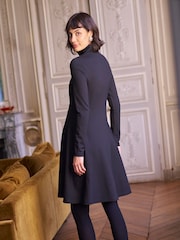 Seraphine Maternity Turtle Neck A-Line Dress - Bild 2 von 7