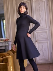 Seraphine Maternity Turtle Neck A-Line Dress - Bild 4 von 7