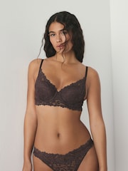 Chocolate Brown/Light Pink - Lace Ultimate Comfort Bras 2 Pack - صورة 3 من 21