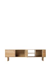 Barker and Stonehouse Natural Mango Wood Patterned TV Unit - Image 2 of 3