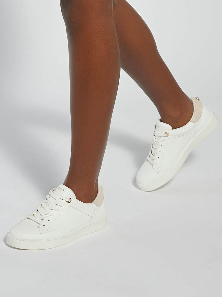 Dune London White Embrace Trainers - Image 1 of 6 Dune London White Embrace Trainers - Image 1 of 6
