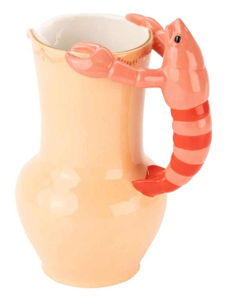 Yvonne Ellen Orange Lobster Jug - Image 2 of 2