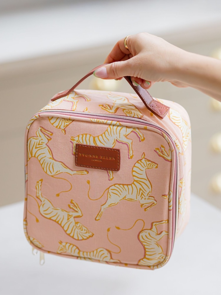 Yvonne Ellen Pink Zebra Lunch Bag - Image 1 of 2