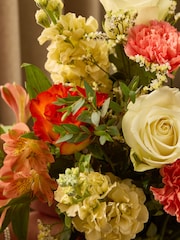 Pastel Stocks and Roses Flower Letterbox Bouquet - Image 2 of 6