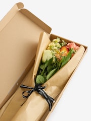 Pastel Stocks and Roses Flower Letterbox Bouquet - Image 5 of 6