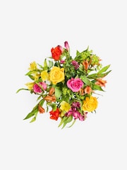 Rose and Alstromeria Fresh Flower Letterbox Bouquet - Image 3 of 5