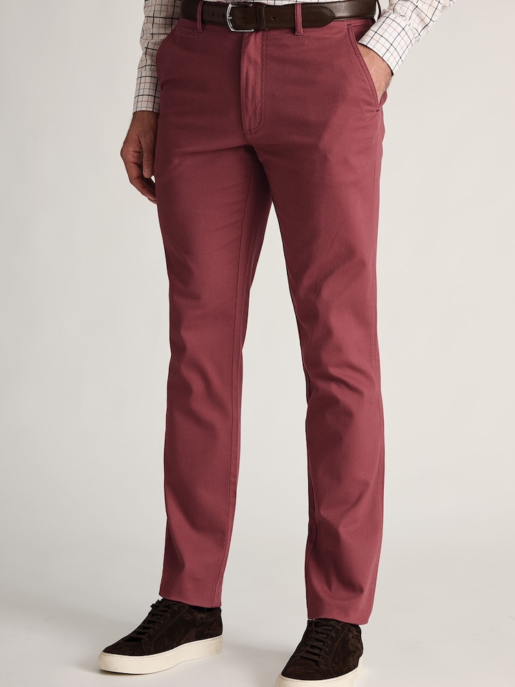 وردي - تفصيل مخصص - تشينو قطن بملمس بارز قابل للتمدد من Brook Taverner - صورة 1 من 1