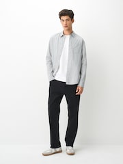 Black Straight Fit Essential Stretch Jeans - Image 2 of 11