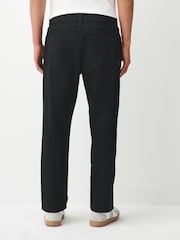 Black Straight Fit Essential Stretch Jeans - Image 5 of 11