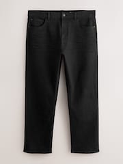Black Straight Fit Essential Stretch Jeans - Image 7 of 11