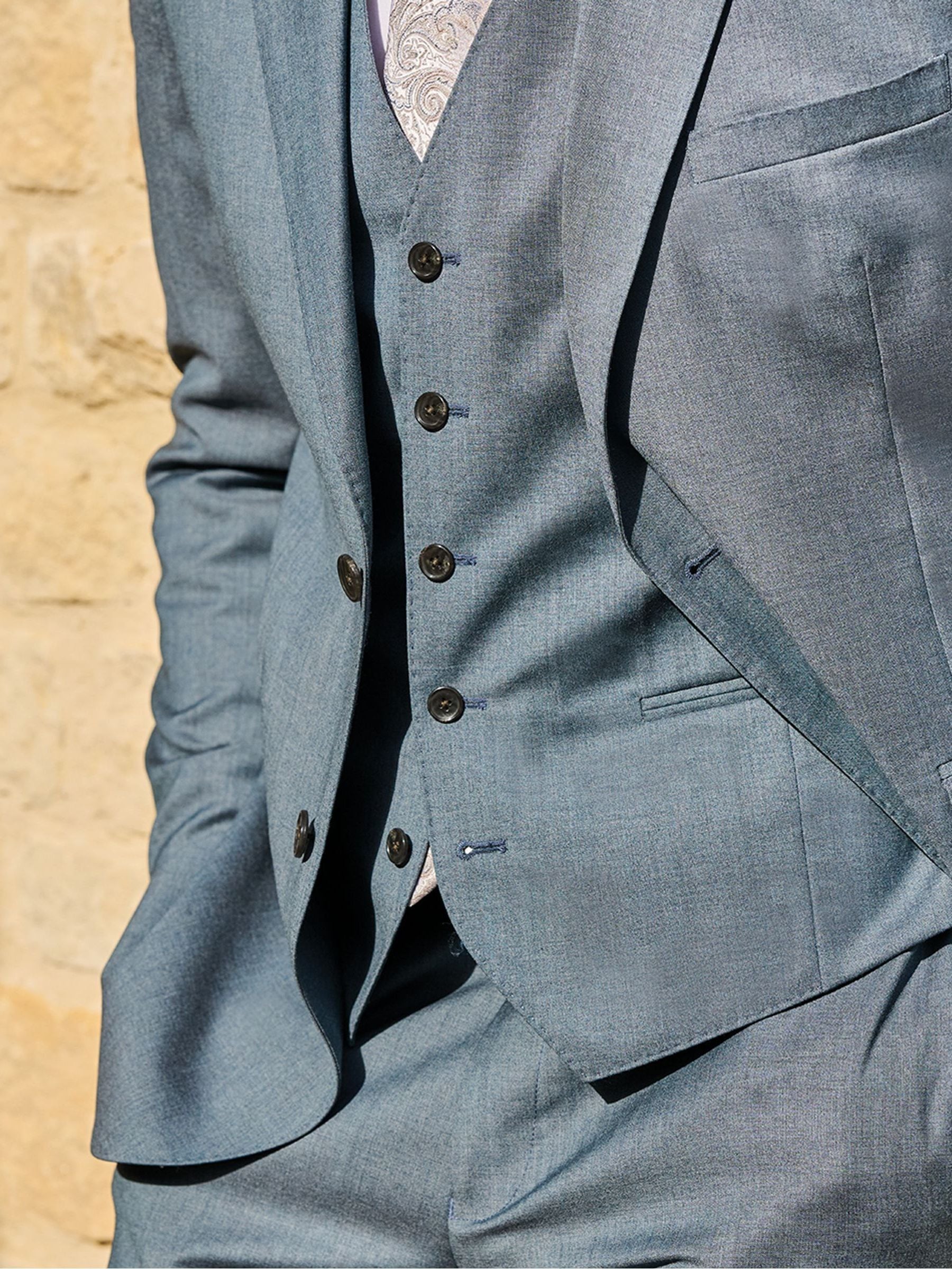 COLLEZIONI BIELLESI スーツ 上下 ストライプ ブルー グレー Buy Brook Taverner Blue Italian Wool Suit Jacket from Next USA