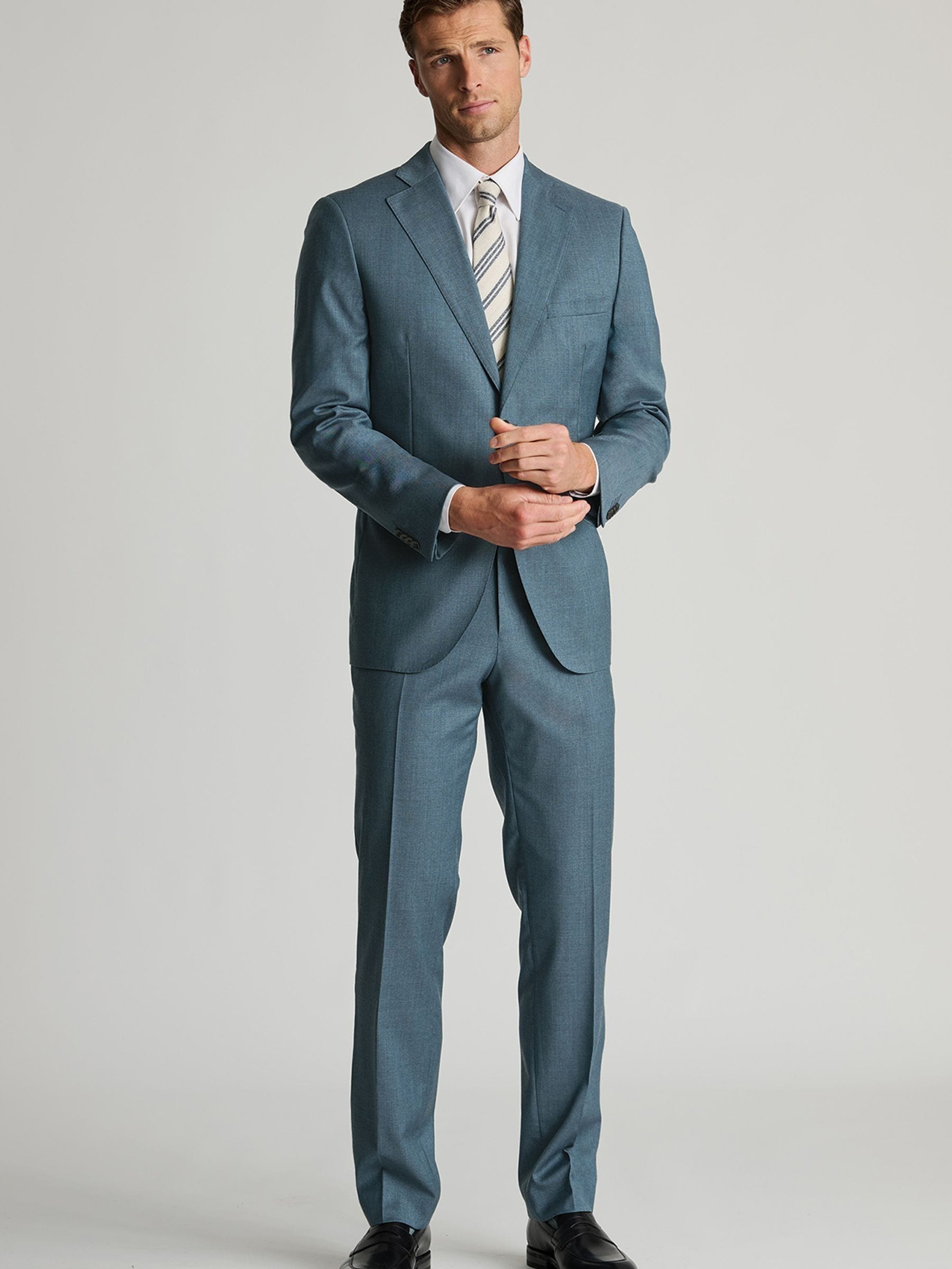 Buy Brook Taverner Blue Italian Wool Suit Jacket from Next USA